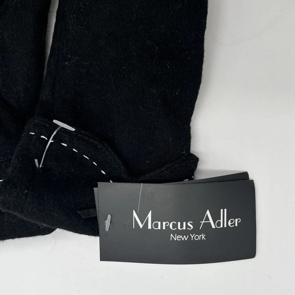 Marcus Adler‎ Ruched Touchscreen Gloves Womens Size One Size Black NWT